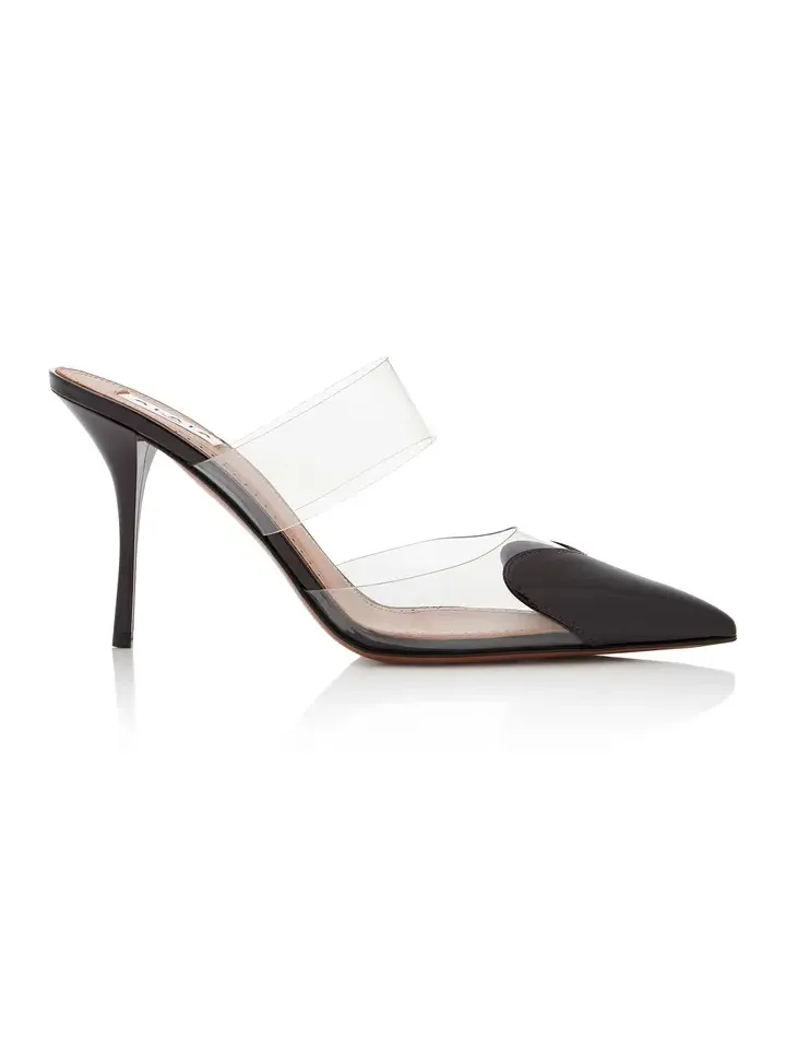 Le Cœur PVC; Leather Mules Le Cœur PVC; Leather Mules