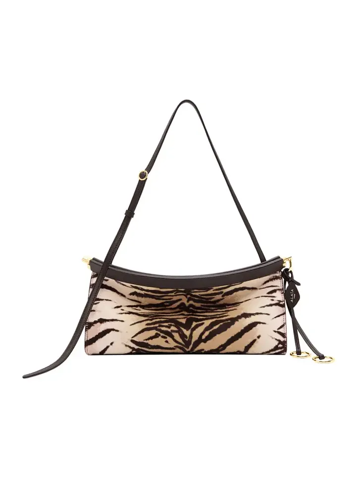 Le Click Medium Pony Hair East-West Shoulder Bag