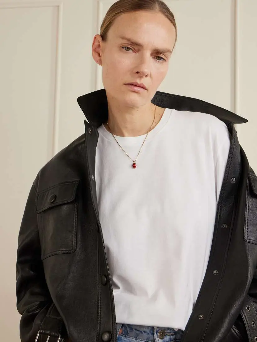 Saint Laurent tone And Enamel Necklace | Thumbnail 5