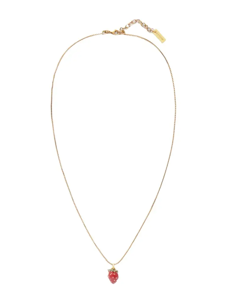 tone And Enamel Necklace tone And Enamel Necklace