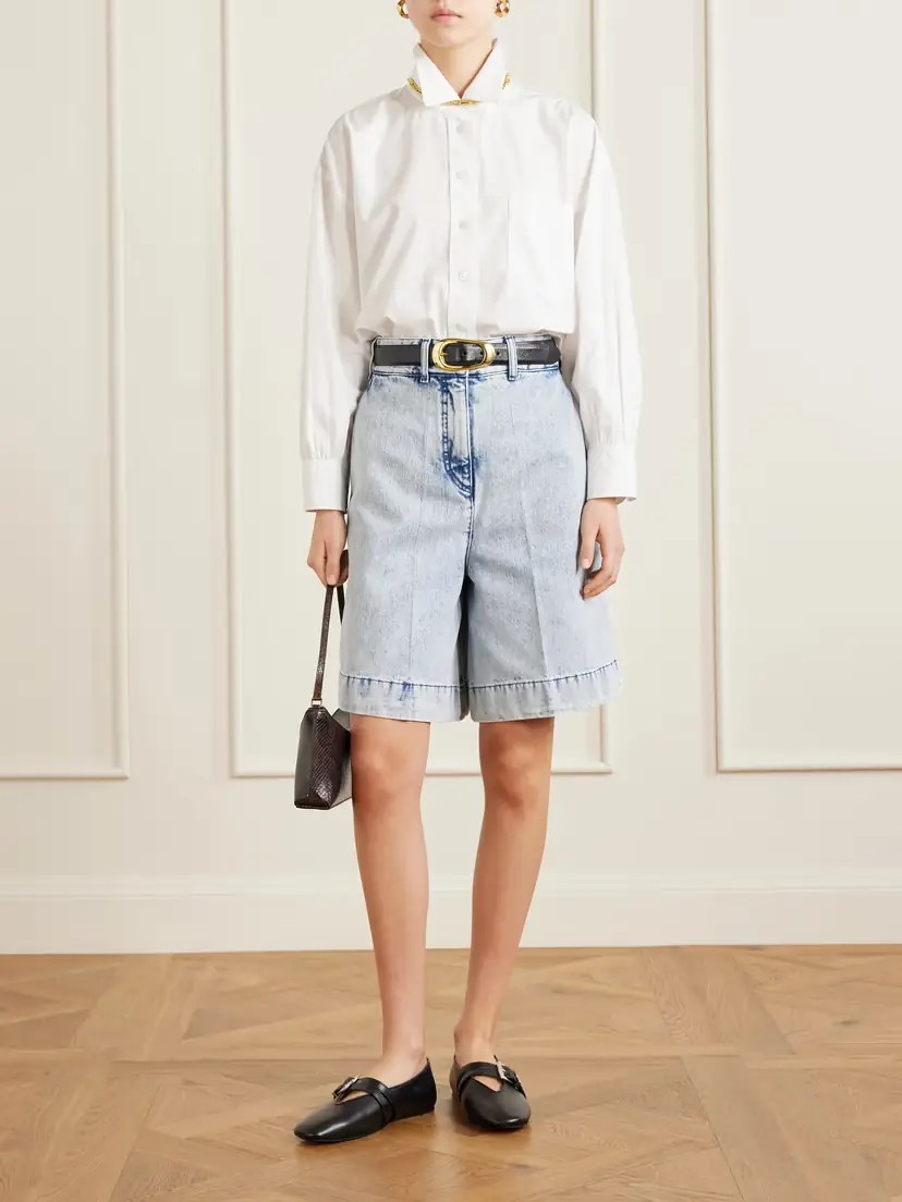 Patou Denim Bermuda Shorts | Thumbnail 2 Patou Denim Bermuda Shorts | Thumbnail 2