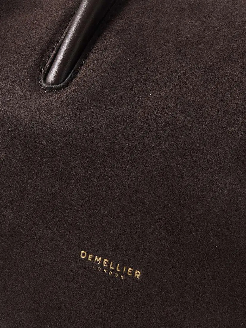 DeMellier The Stockholm Small Leather-trimmed Suede Tote | Thumbnail 4 DeMellier The Stockholm Small Leather-trimmed Suede Tote | Thumbnail 4