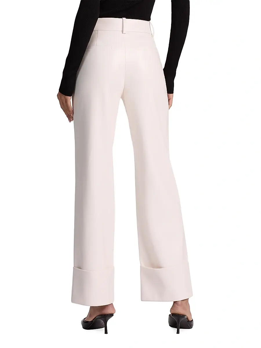 Alice + Olivia Women's Alexander Faux-Leather Pants | Thumbnail 5 Alice + Olivia Women's Alexander Faux-Leather Pants | Thumbnail 5