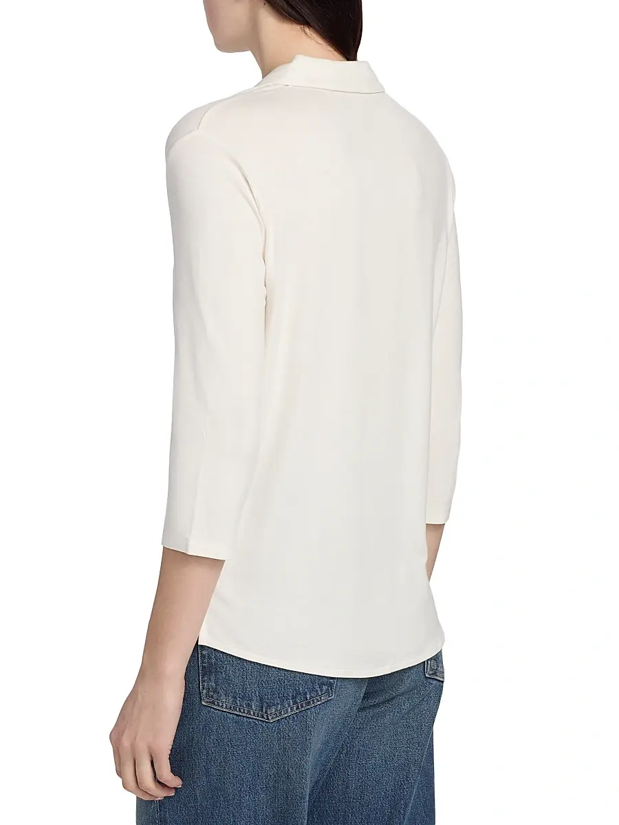 MAJESTIC FILATURES Women's Soft Touch Semi-Relaxed Shirt | Thumbnail 5 MAJESTIC FILATURES Women's Soft Touch Semi-Relaxed Shirt | Thumbnail 5