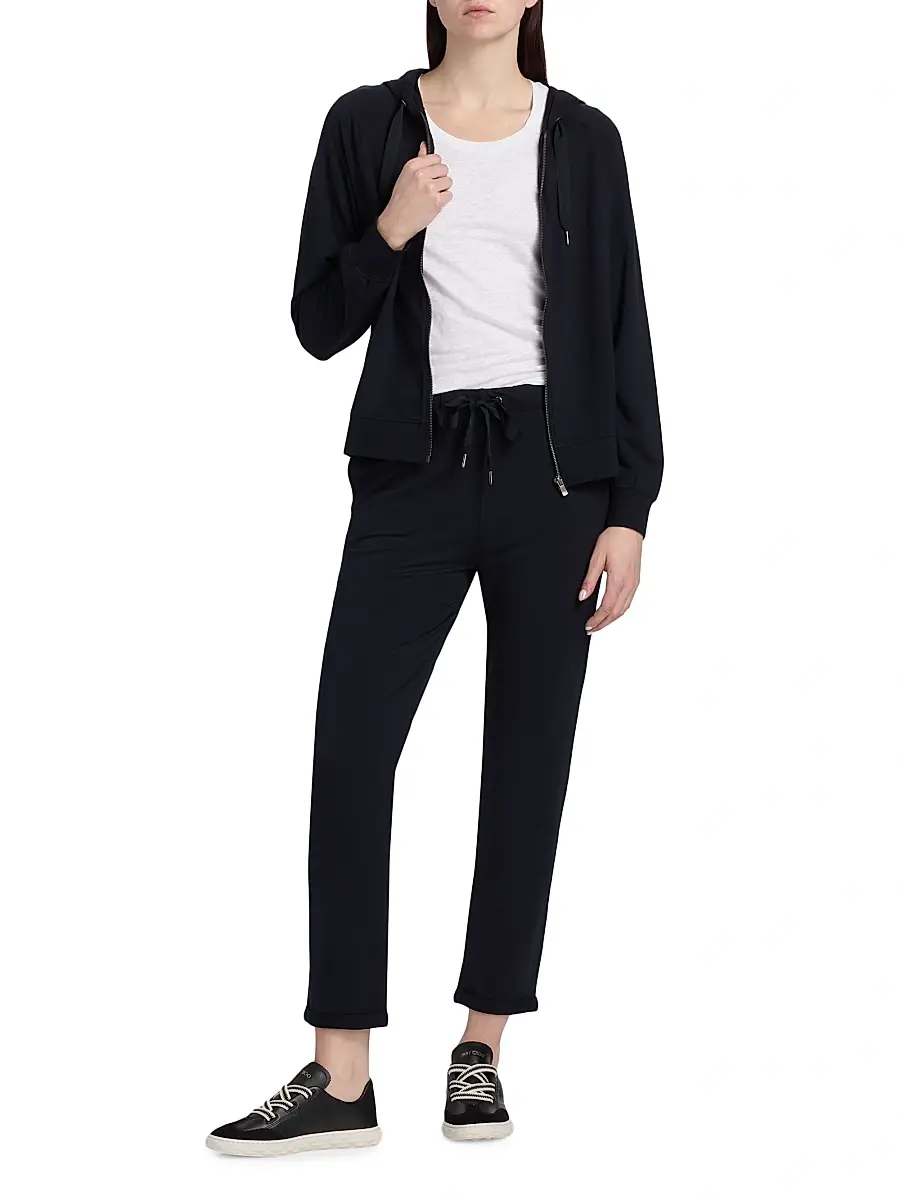 MAJESTIC FILATURES Women's Stretch French Terry Drawstring Pants | Thumbnail 2