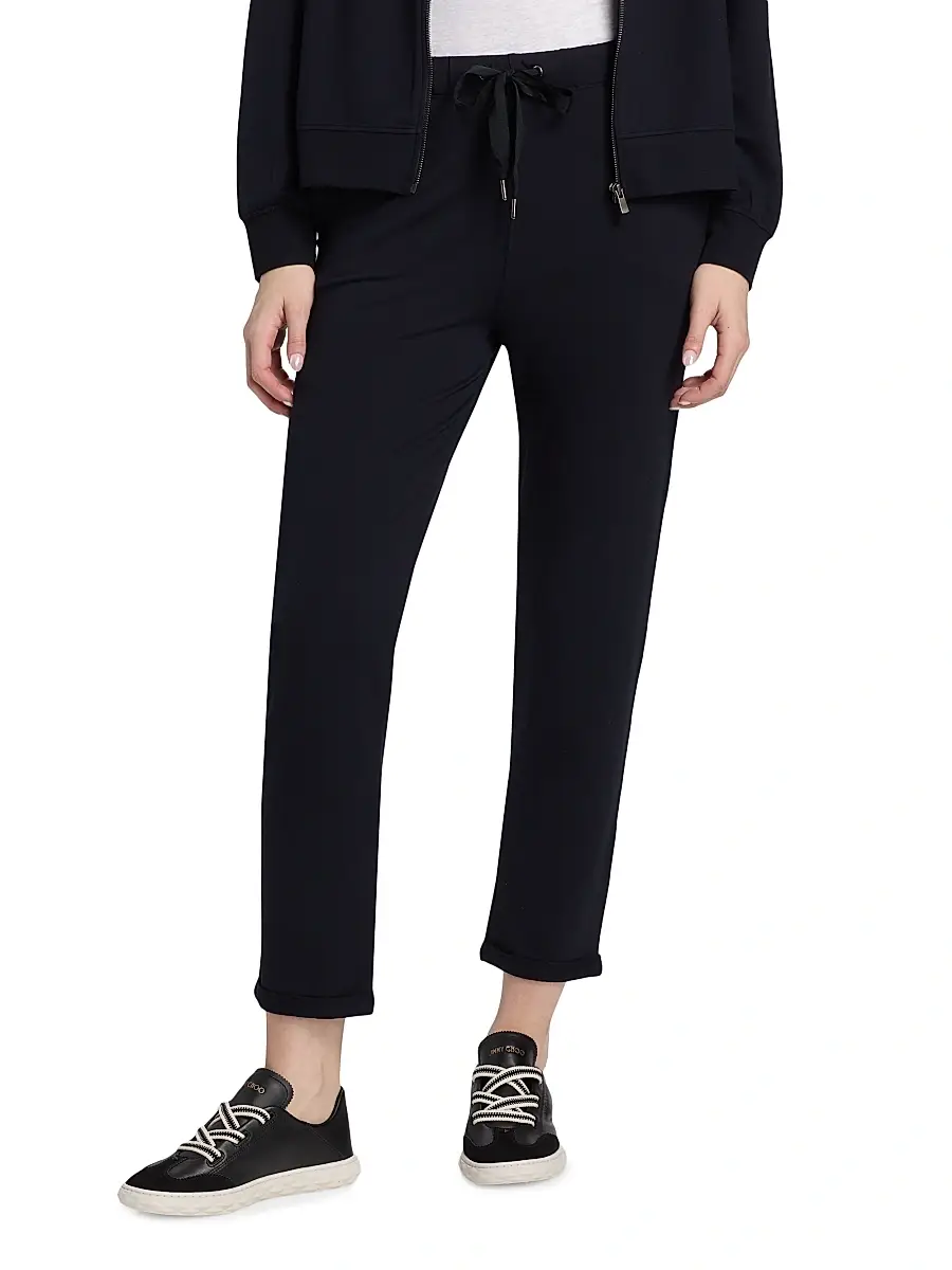 MAJESTIC FILATURES Women's Stretch French Terry Drawstring Pants | Thumbnail 3
