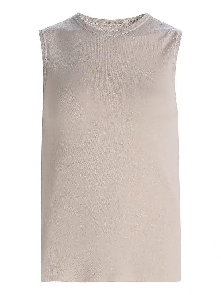Women's Cashmere Crewneck Tank Women's Cashmere Crewneck Tank