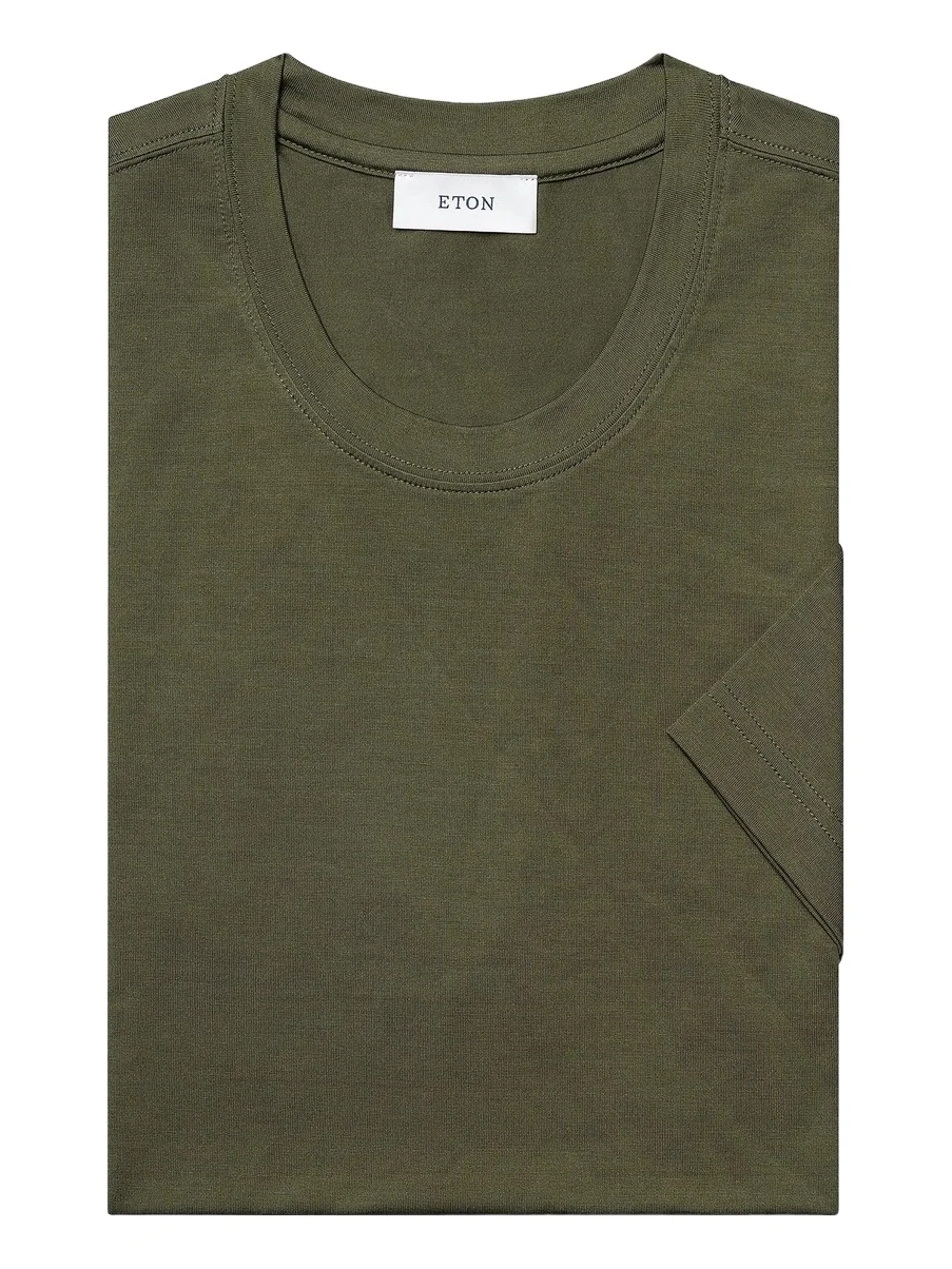 Men's Cotton-Silk Crewneck T-Shirt Men's Cotton-Silk Crewneck T-Shirt