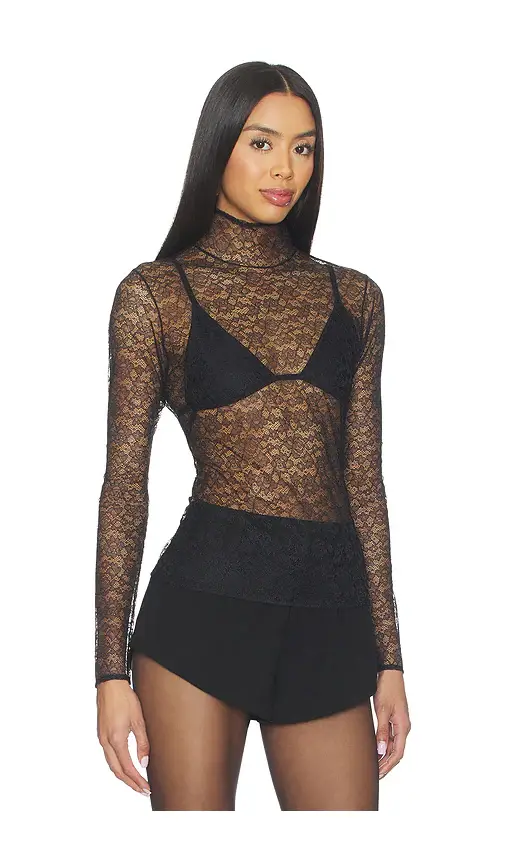 Kiki de Montparnasse Petite Fleur Ls Turtleneck Top | Thumbnail 2 Kiki de Montparnasse Petite Fleur Ls Turtleneck Top | Thumbnail 2