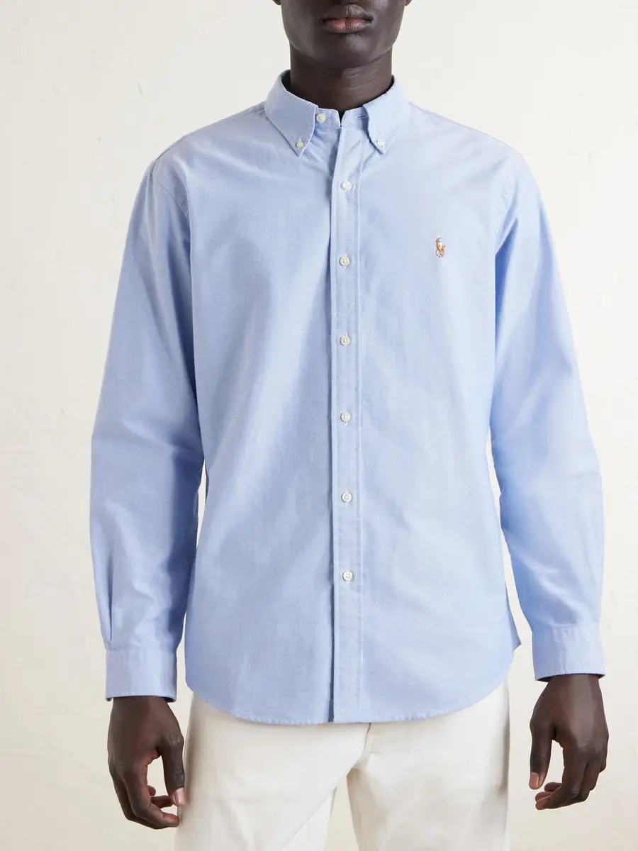 Polo Ralph Lauren Button-Down Collar Logo-Embroidered Cotton Oxford Shirt - Men | Thumbnail 3 Polo Ralph Lauren Button-Down Collar Logo-Embroidered Cotton Oxford Shirt - Men | Thumbnail 3