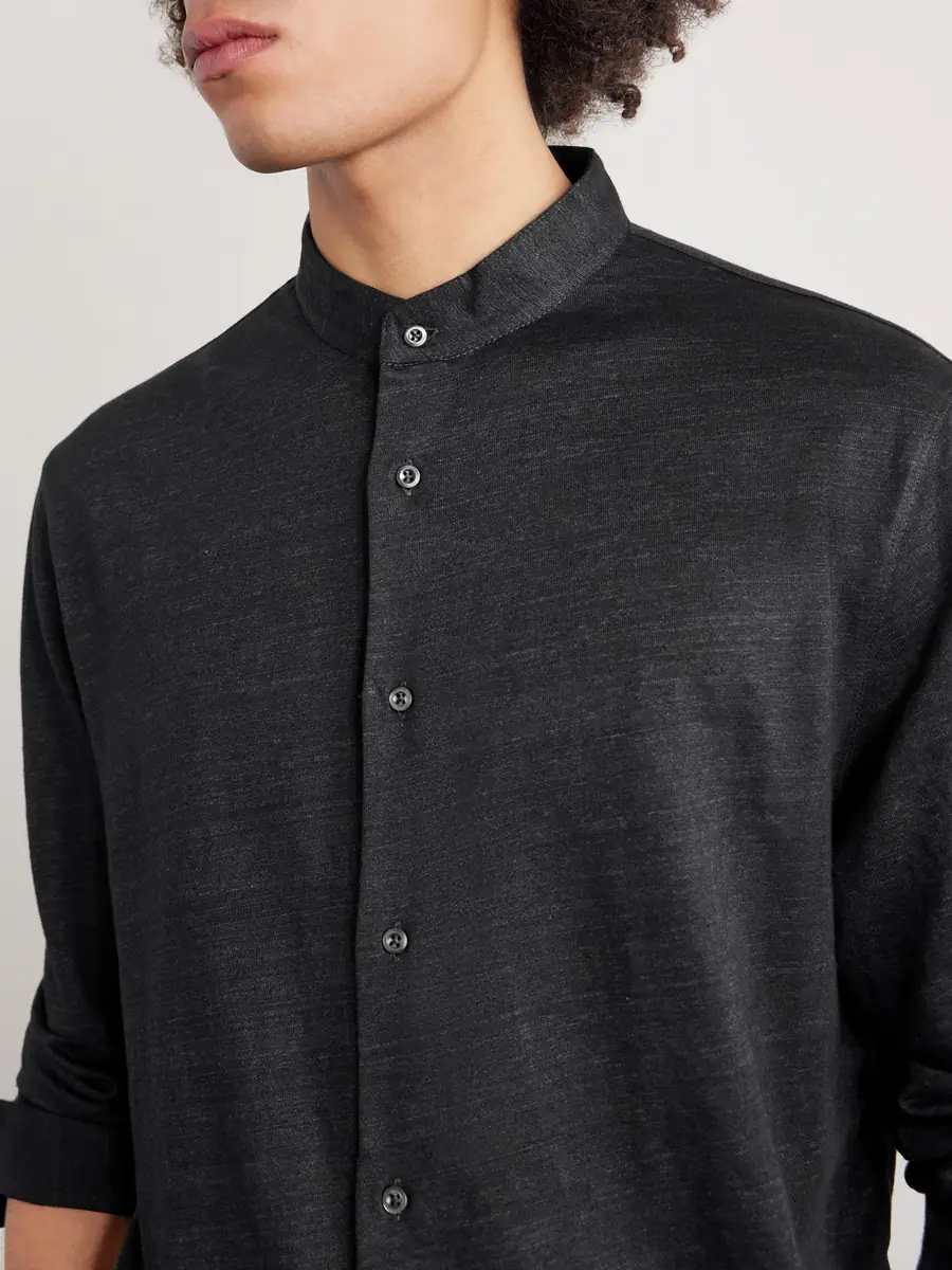 Brunello Cucinelli Linen and Cotton-Blend Shirt - Men | Thumbnail 5 Brunello Cucinelli Linen and Cotton-Blend Shirt - Men | Thumbnail 5