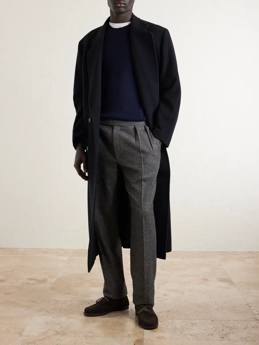 Ralph Lauren Purple Label Straight-Leg Checked Camel Hair Suit Trousers - Men | Thumbnail 2 Ralph Lauren Purple Label Straight-Leg Checked Camel Hair Suit Trousers - Men | Thumbnail 2