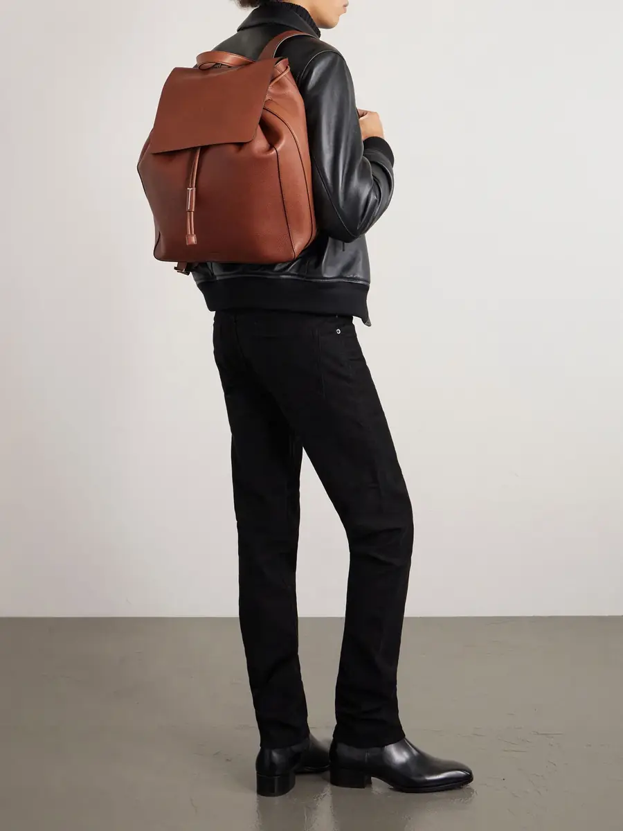 Tom Ford Leather Backpack - Men | Thumbnail 2 Tom Ford Leather Backpack - Men | Thumbnail 2