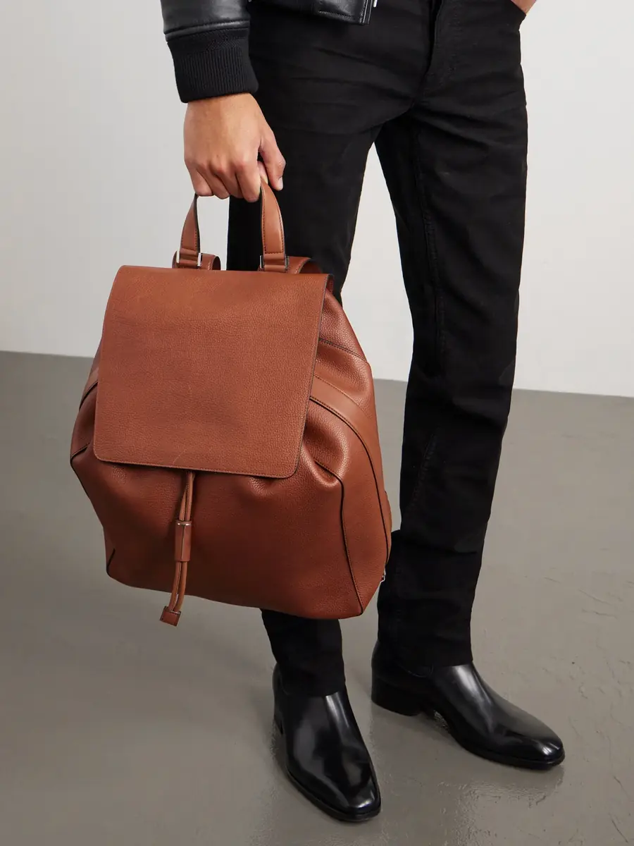 Tom Ford Leather Backpack - Men | Thumbnail 3 Tom Ford Leather Backpack - Men | Thumbnail 3