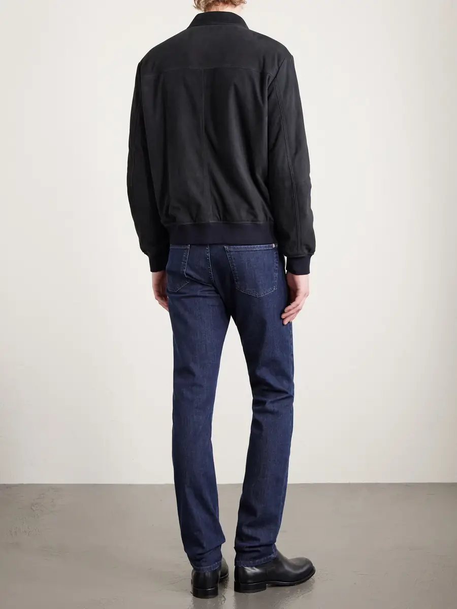 Canali Suede Blouson Jacket - Men | Thumbnail 4 Canali Suede Blouson Jacket - Men | Thumbnail 4