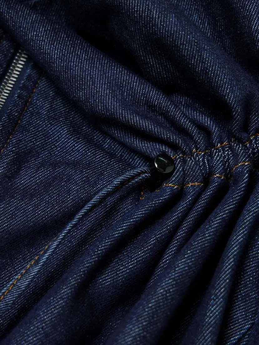 Dries Van Noten Ruffled Gathered Denim Jacket | Thumbnail 5
