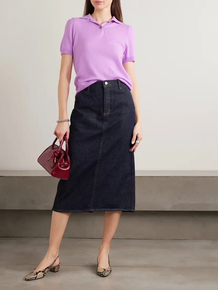 Allude Cashmere Polo Sweater | Thumbnail 2 Allude Cashmere Polo Sweater | Thumbnail 2