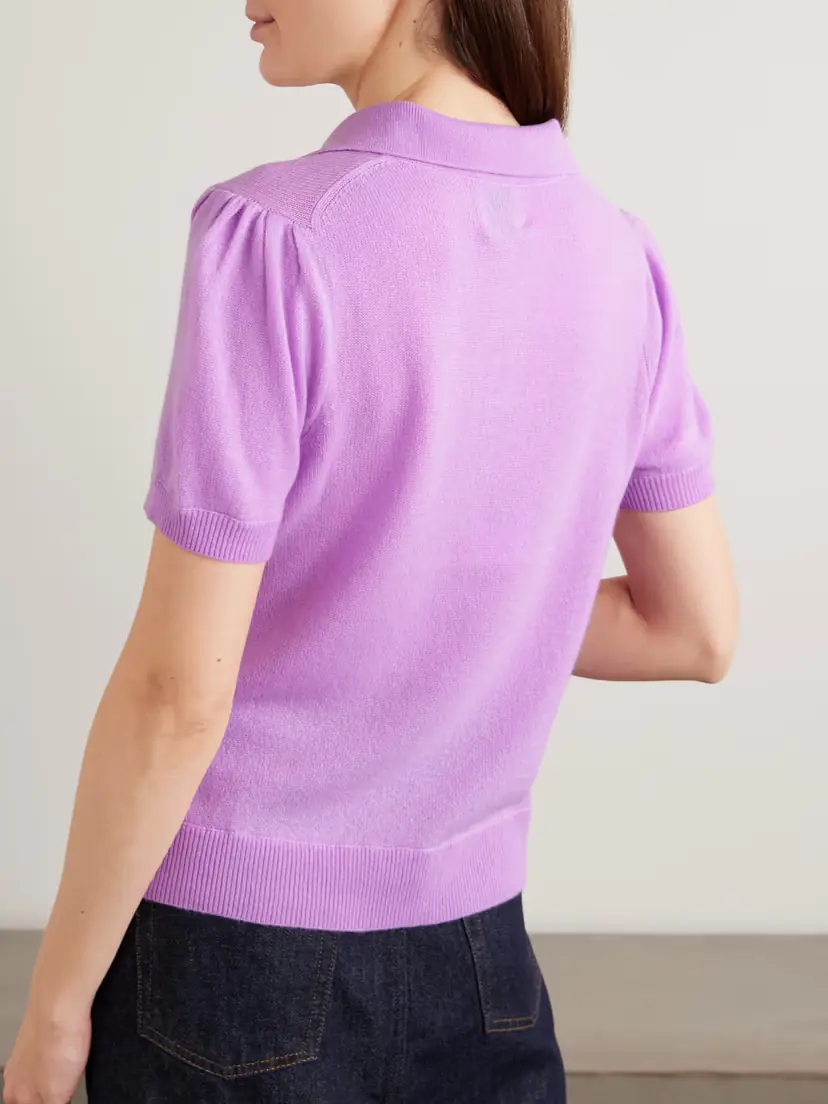 Allude Cashmere Polo Sweater | Thumbnail 3 Allude Cashmere Polo Sweater | Thumbnail 3