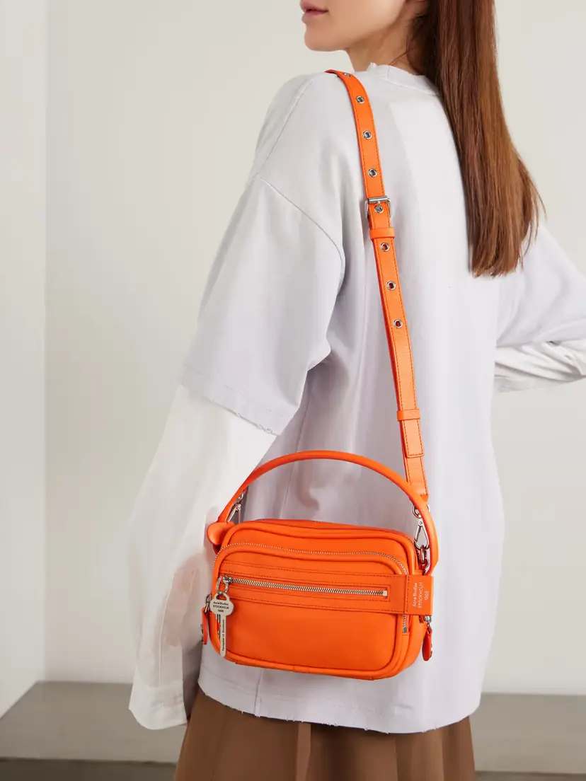 Acne Studios Embellished Textured-leather Shoulder Bag | Thumbnail 2 Acne Studios Embellished Textured-leather Shoulder Bag | Thumbnail 2