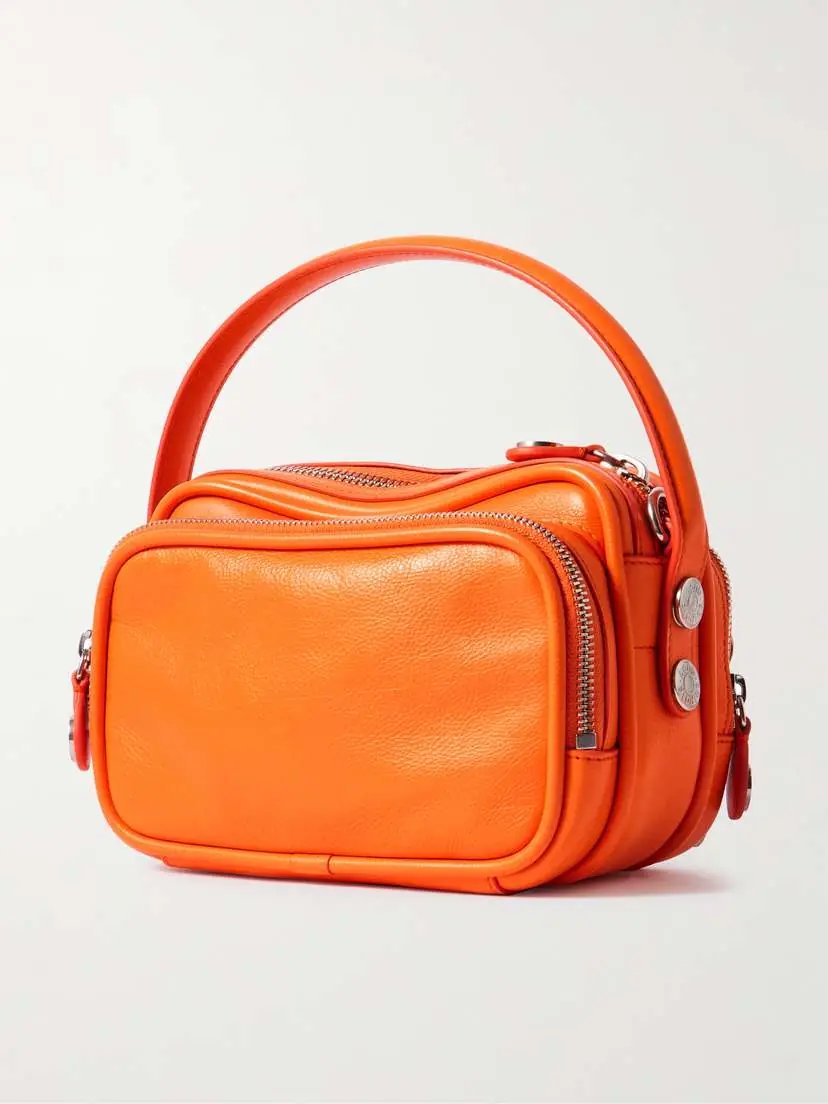 Acne Studios Embellished Textured-leather Shoulder Bag | Thumbnail 3 Acne Studios Embellished Textured-leather Shoulder Bag | Thumbnail 3