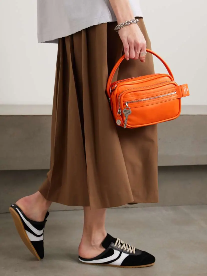 Acne Studios Embellished Textured-leather Shoulder Bag | Thumbnail 6 Acne Studios Embellished Textured-leather Shoulder Bag | Thumbnail 6