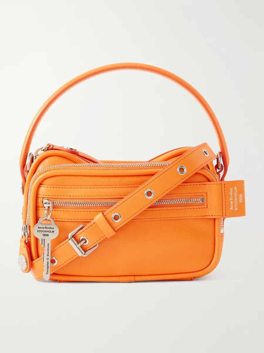 Acne Studios Embellished Textured-leather Shoulder Bag | Thumbnail 7 Acne Studios Embellished Textured-leather Shoulder Bag | Thumbnail 7