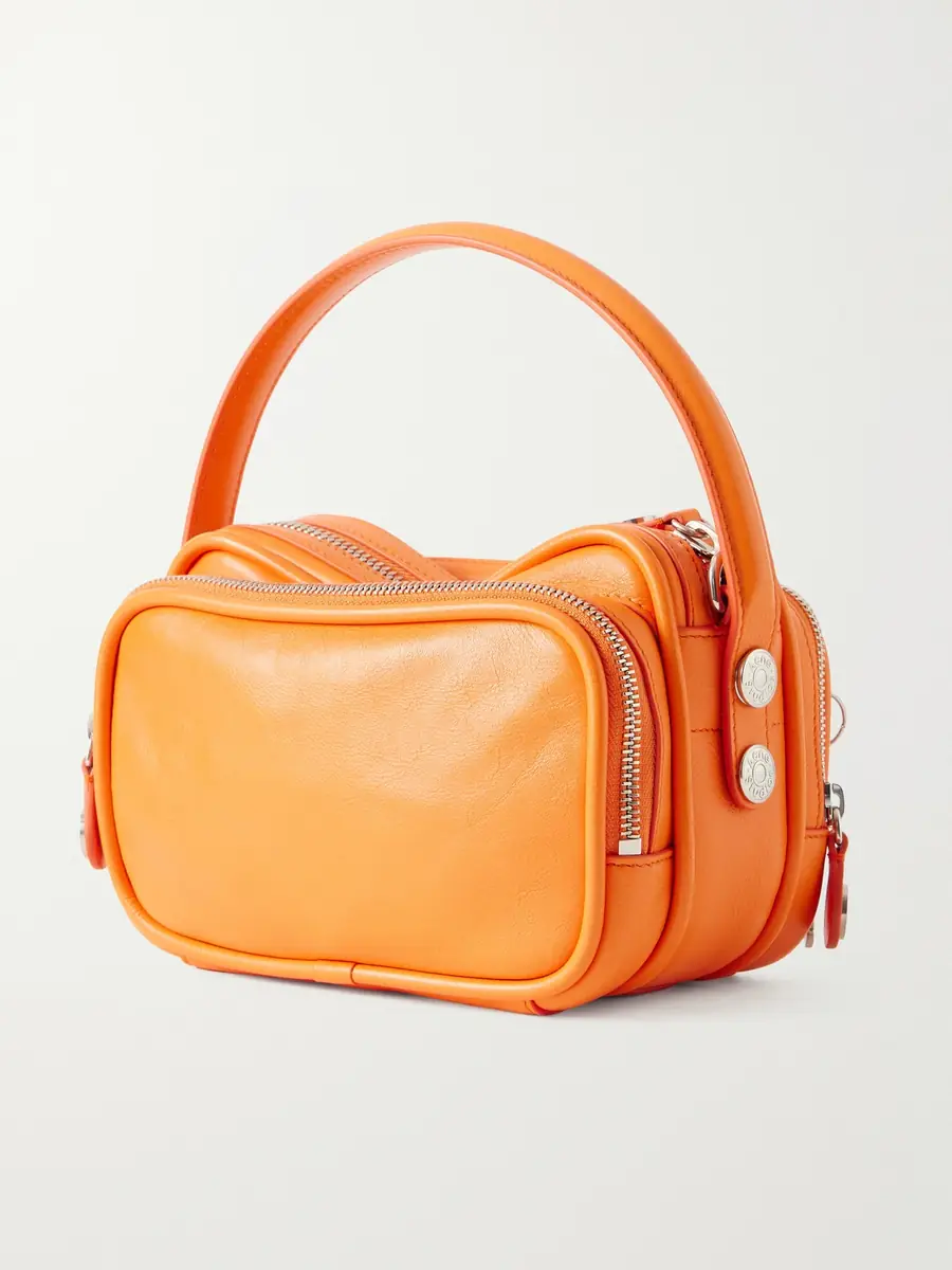 Acne Studios Embellished Textured-leather Shoulder Bag | Thumbnail 10 Acne Studios Embellished Textured-leather Shoulder Bag | Thumbnail 10