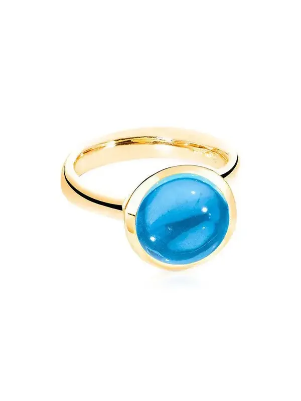 Swiss Topaz Large Bouton Ring