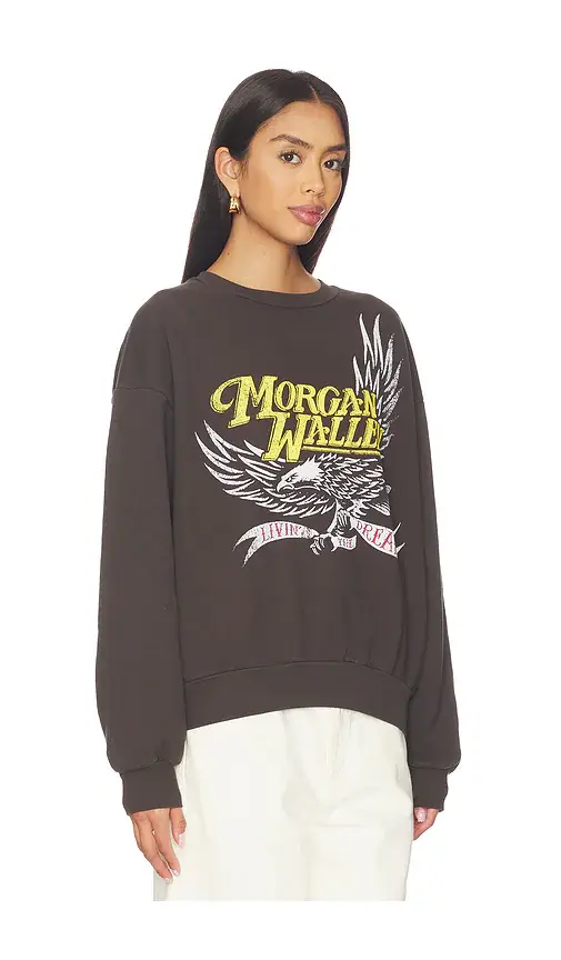 DAYDREAMER Morgan Wallen Classic Eagle Oversized Crew Sweatshirt | Thumbnail 2 DAYDREAMER Morgan Wallen Classic Eagle Oversized Crew Sweatshirt | Thumbnail 2