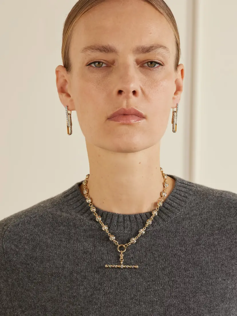 Lucy Delius Ball Breaker 14-karat Gold Diamond Necklace | Thumbnail 5 Lucy Delius Ball Breaker 14-karat Gold Diamond Necklace | Thumbnail 5