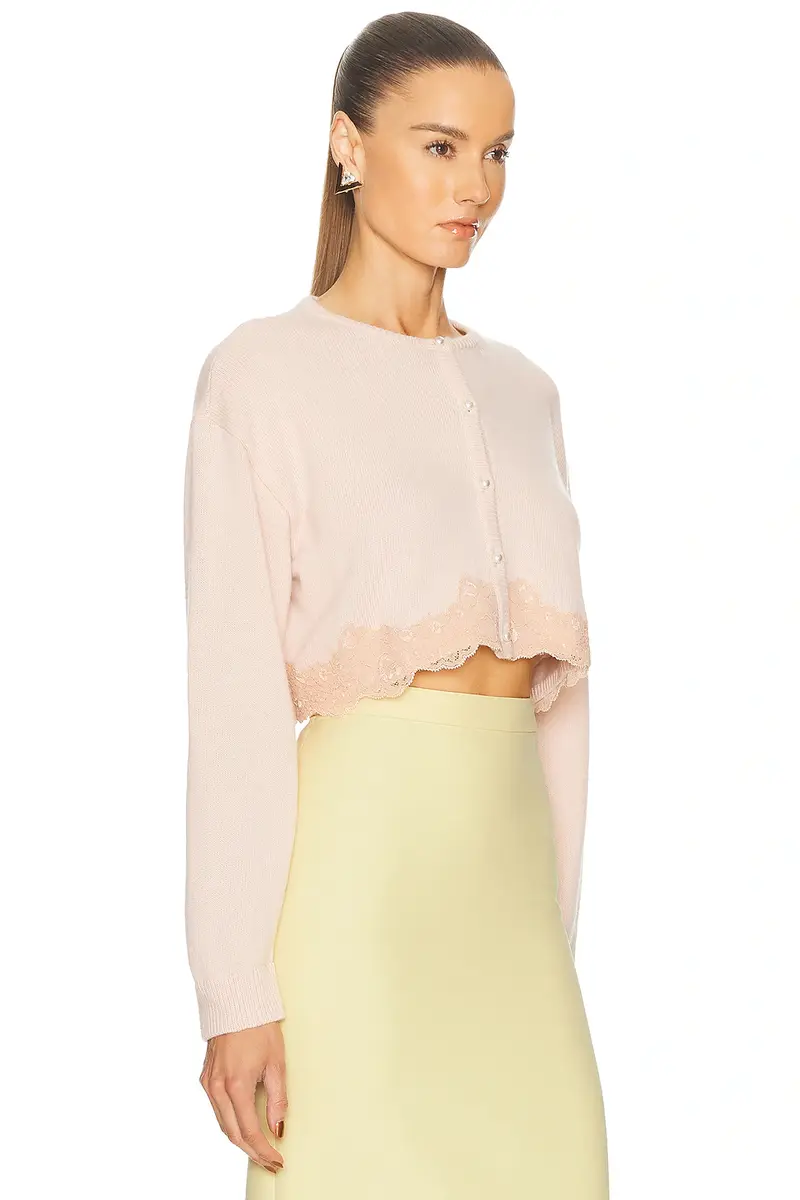 Valentino Wool Lace Cardigan | Thumbnail 2