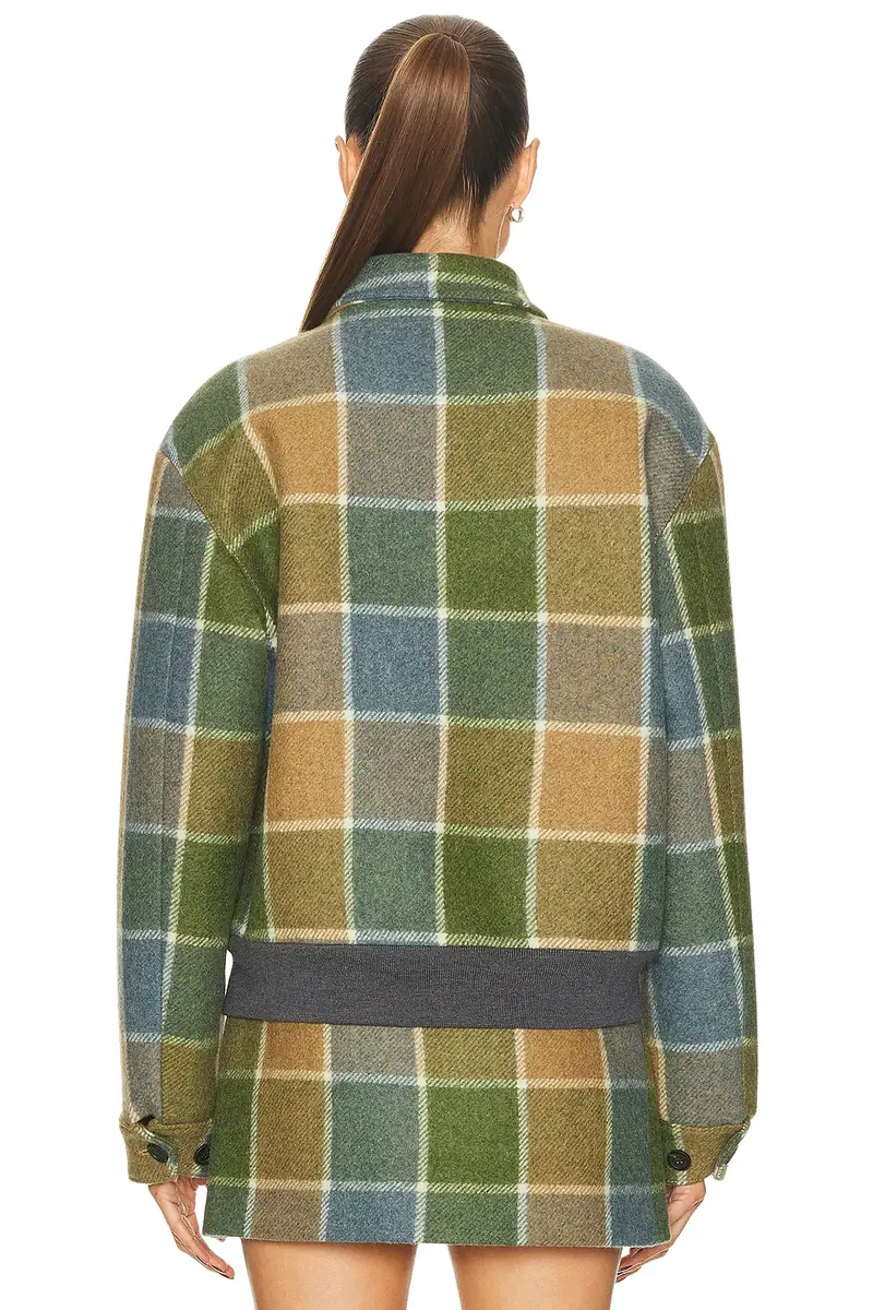Miu Miu Check Padded Jacket | Thumbnail 4