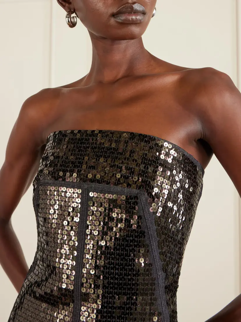 Rick Owens Sequined Denim Top | Thumbnail 4 Rick Owens Sequined Denim Top | Thumbnail 4