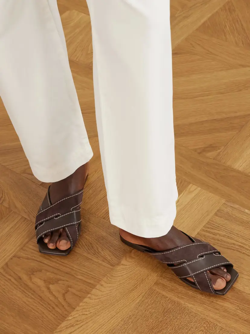Tod's Suede And Leather Slides | Thumbnail 2