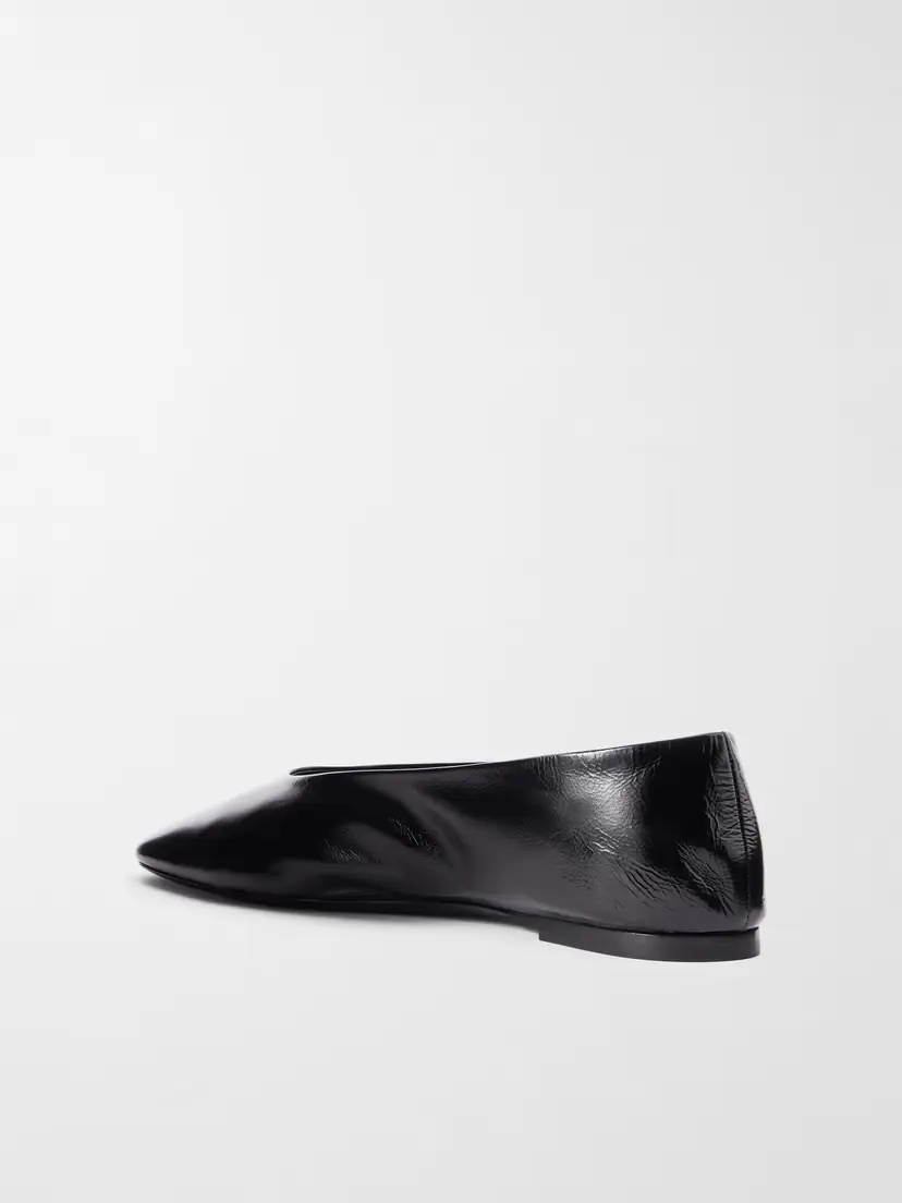 Saint Laurent Sao Leather Ballet Flats | Thumbnail 3