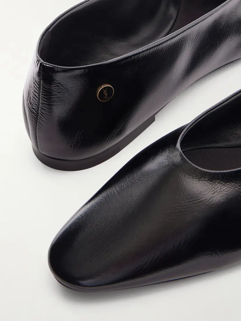 Saint Laurent Sao Leather Ballet Flats | Thumbnail 5