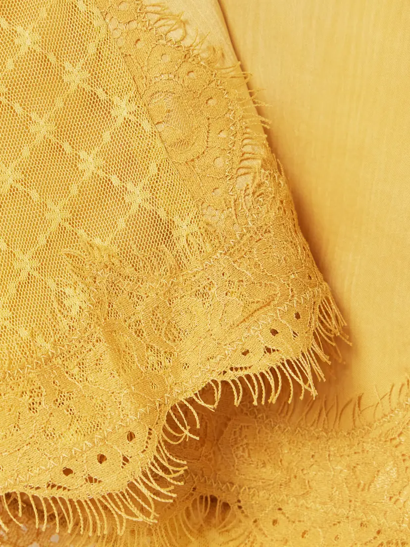 R13 Tie-detailed Lace And Crepon Camisole | Thumbnail 5