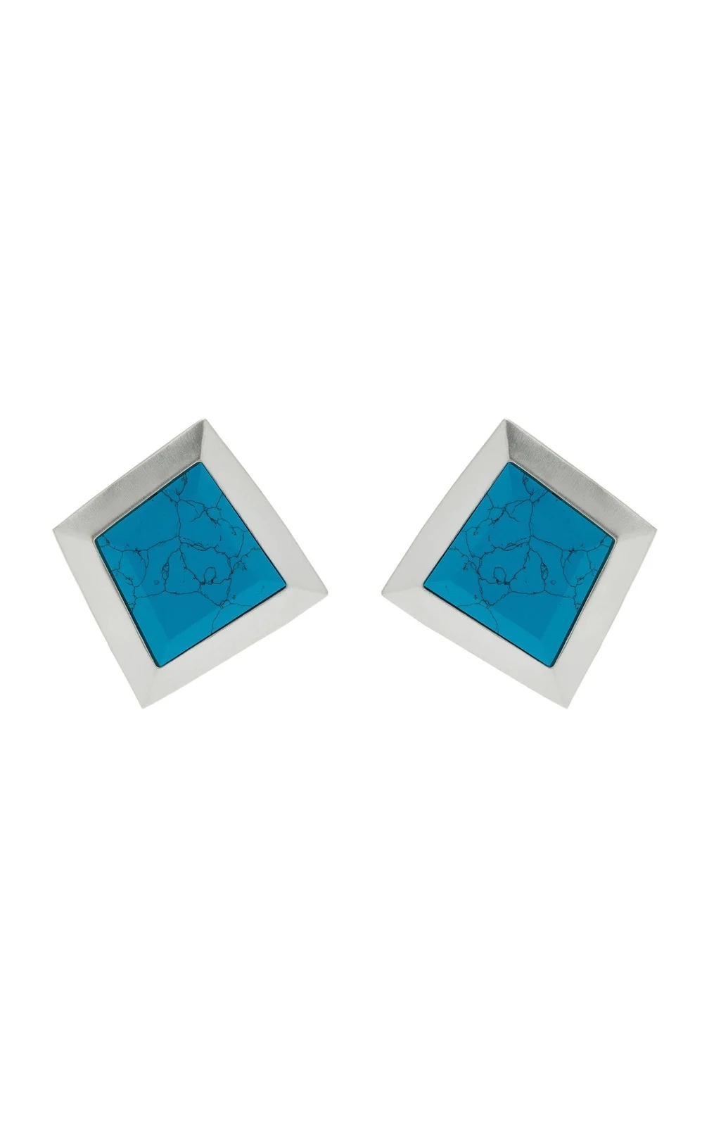 IXV04 Turquoise 22K Gold-Plated Earrings