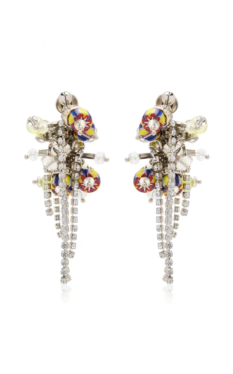 Dries Van Noten Crystal and Bead Earrings | Thumbnail 4