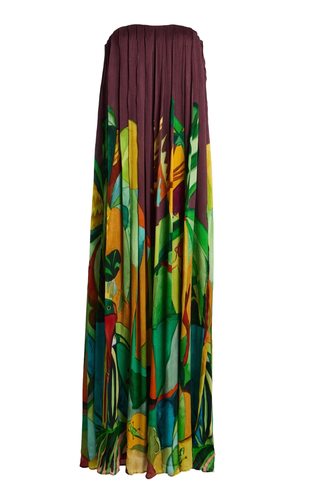 Mokshini Crinkled Silk Satin Maxi Dress Mokshini Crinkled Silk Satin Maxi Dress