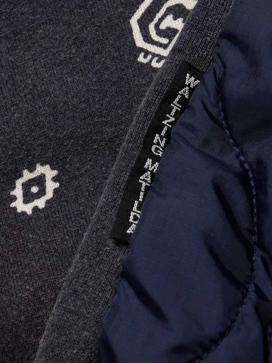KAPITAL Panelled Bandana-Print Cotton-Jersey and Quilted Shell Hoodie - Men | Thumbnail 6 KAPITAL Panelled Bandana-Print Cotton-Jersey and Quilted Shell Hoodie - Men | Thumbnail 6