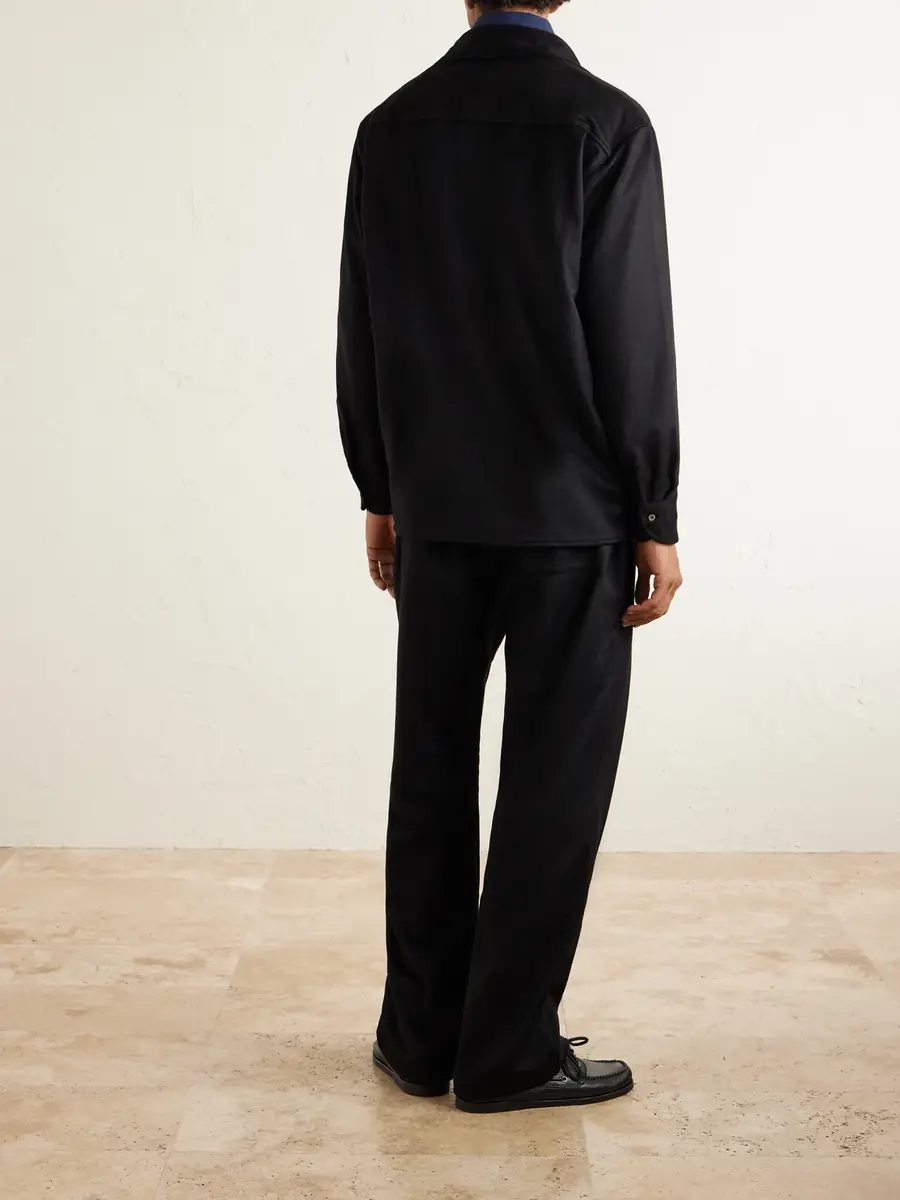 Saman Amel Cashmere Shirt Jacket - Men | Thumbnail 4 Saman Amel Cashmere Shirt Jacket - Men | Thumbnail 4