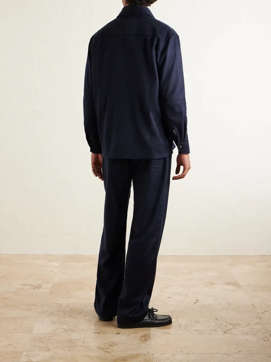 Saman Amel Cashmere Shirt Jacket - Men | Thumbnail 4