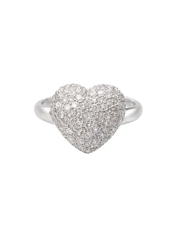 1.00ct Heart Shape Diamond 18K Gold Ring