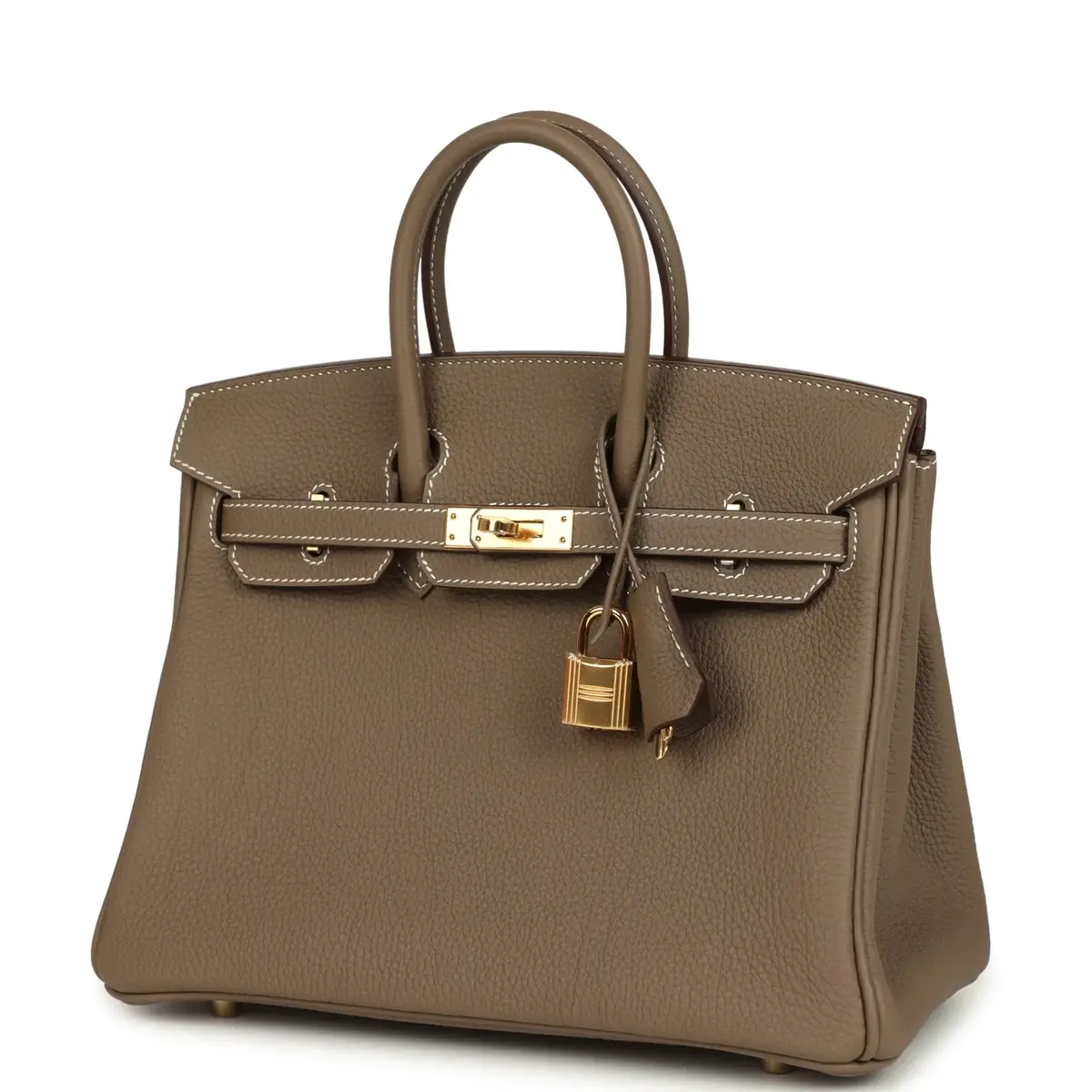 HERMÈS Hermes Birkin 25 Etoupe Togo Gold Hardware | Thumbnail 3 HERMÈS Hermes Birkin 25 Etoupe Togo Gold Hardware | Thumbnail 3