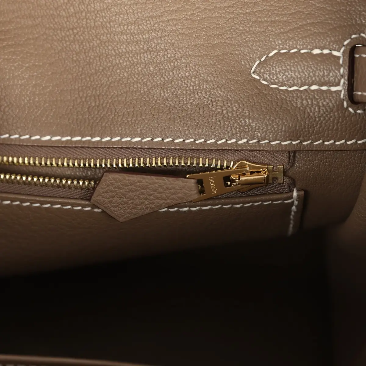 HERMÈS Hermes Birkin 25 Etoupe Togo Gold Hardware | Thumbnail 9 HERMÈS Hermes Birkin 25 Etoupe Togo Gold Hardware | Thumbnail 9