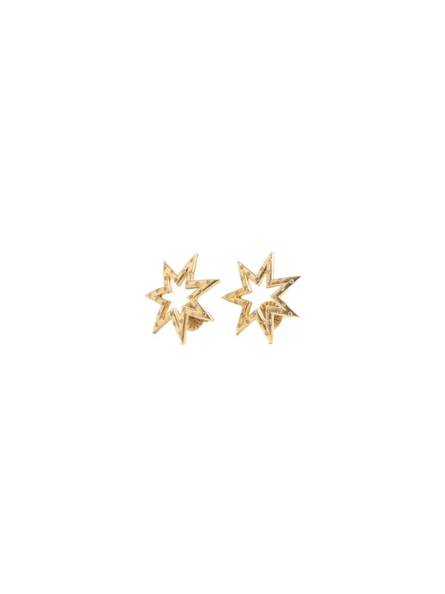 Surya and the Moon Hollow Surya Earrings | Image 1 Surya and the Moon Hollow Surya Earrings | Image 1