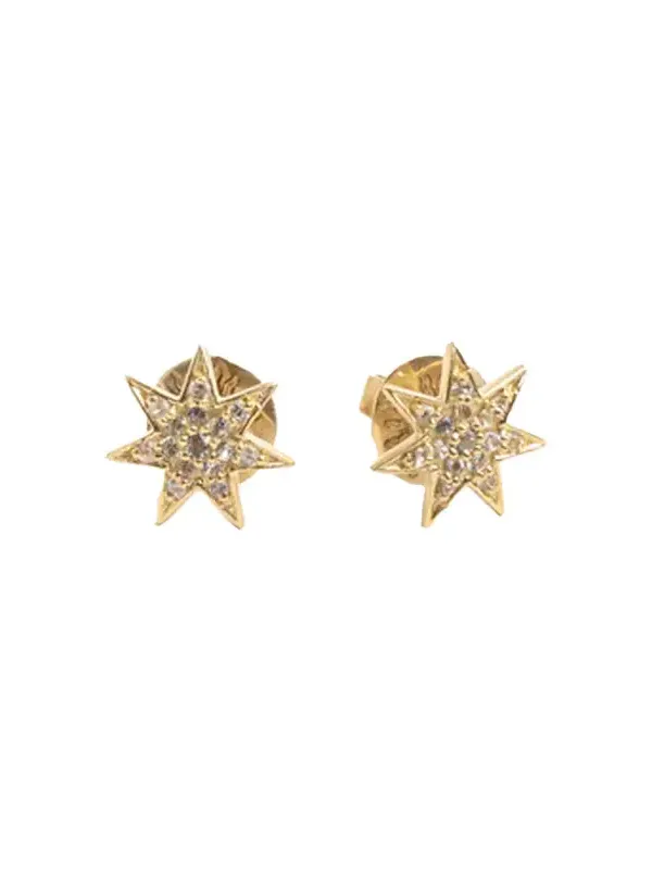 Surya and the Moon Small Surya Star Earrings
