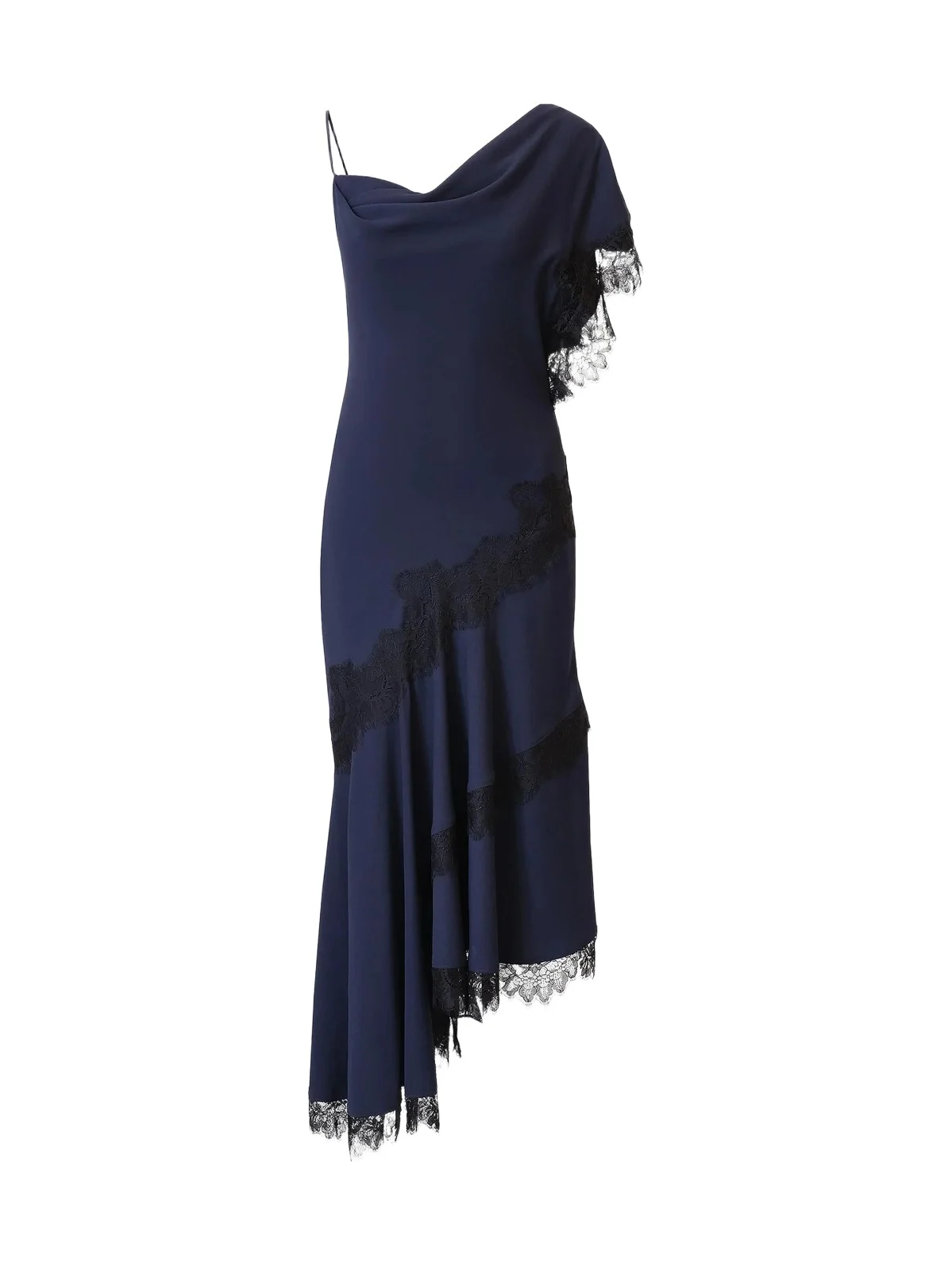 Women's Calla Asymmetric Slip Midi-Dress Women's Calla Asymmetric Slip Midi-Dress