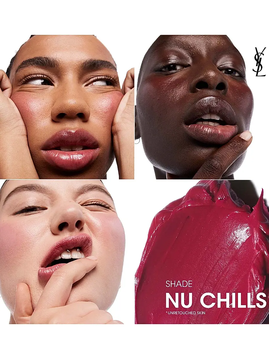 Yves Saint Laurent Women's Nu Lip & Cheek Balmy Tint - Nu Chills | Thumbnail 3 Yves Saint Laurent Women's Nu Lip & Cheek Balmy Tint - Nu Chills | Thumbnail 3
